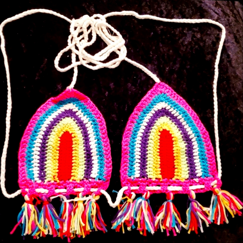 2 piece Crochet Top & Bottoms